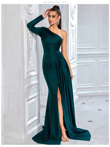 AURORA One-Shoulder Elegant Dress