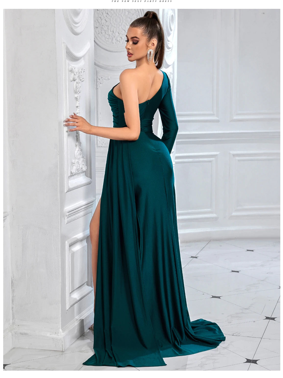 AURORA One-Shoulder Elegant Dress