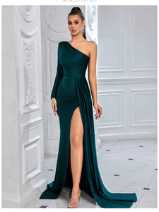 AURORA One-Shoulder Elegant Dress