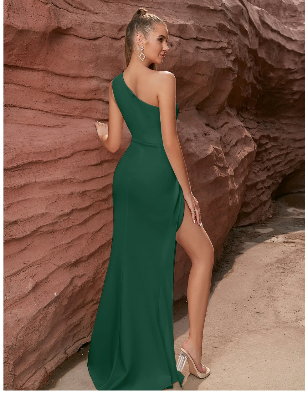 ALAINA One-Shoulder Dress