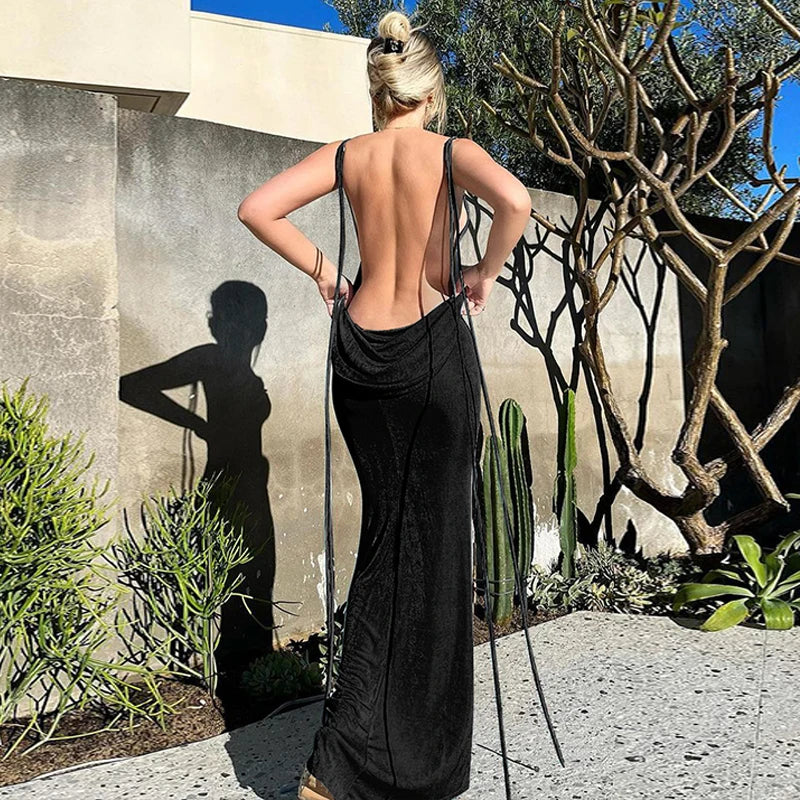 BECCA Backless Dress