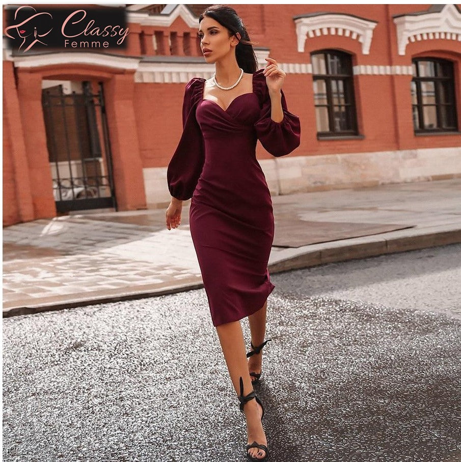 Nelly discount burgundy dress