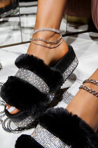 BETTY Luxury Fur Slides