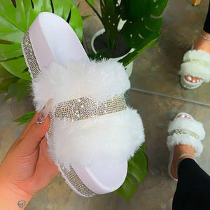 BETTY Luxury Fur Slides